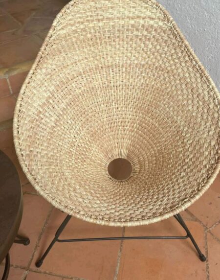 Silla acapulco de mimbre